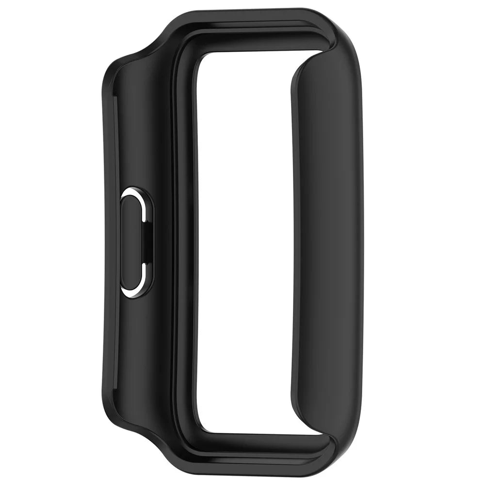 For Huawei Band 11 Case Half-Wrapped Hollow Hard PC Watch Cover - Black - 5