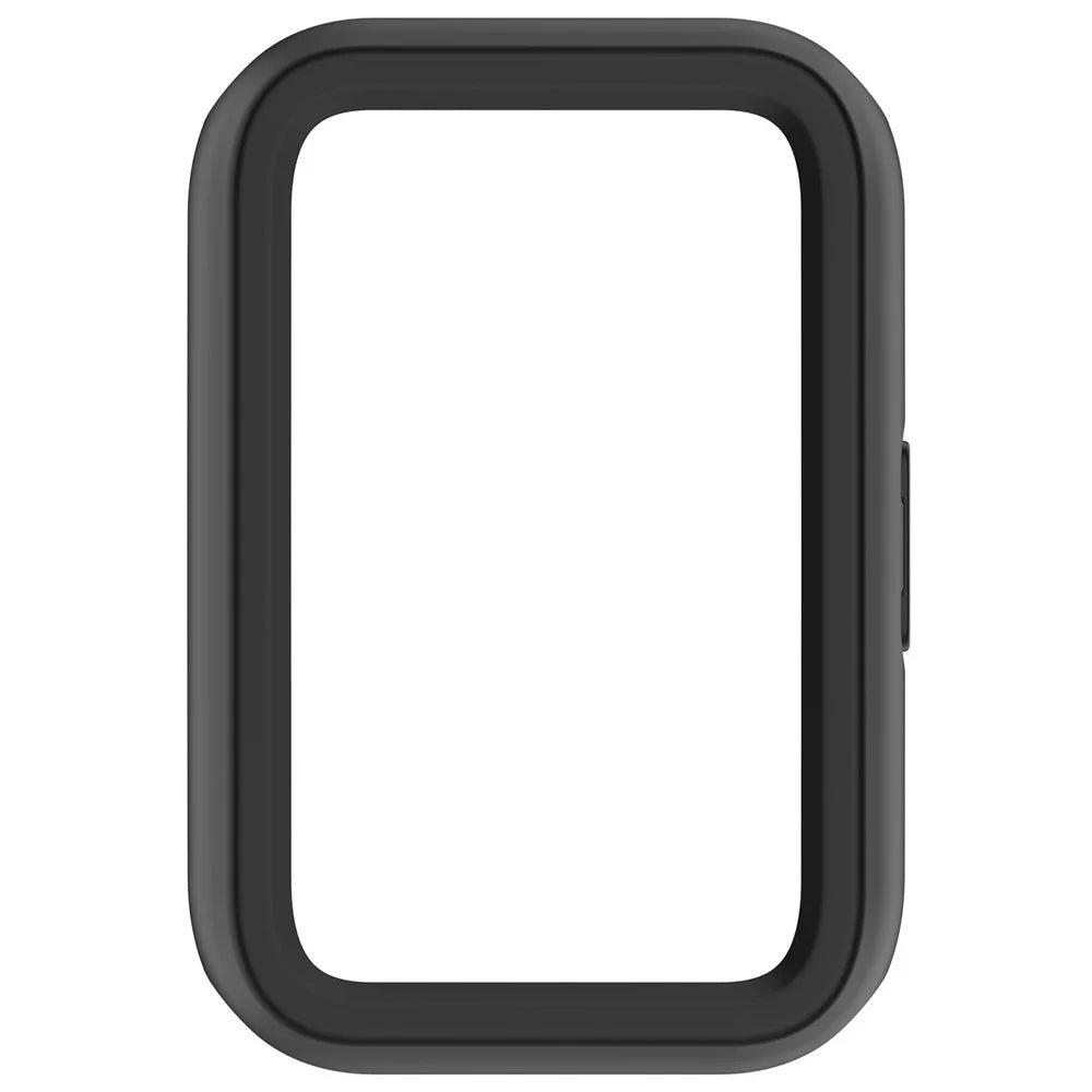For Huawei Band 11 Case Half-Wrapped Hollow Hard PC Watch Cover - Black - 6