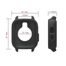 For Realme Watch 5 Watch Case Soft Silicone Hollow Watch Frame Cover - Black - 4