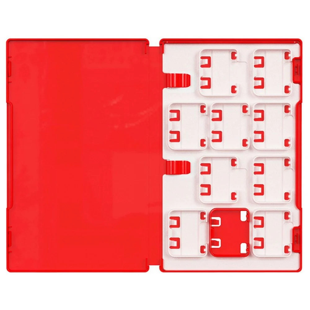 IPLAY HBS-2893 2Pcs 9-Slot Game Card Holder Board for Nintendo Switch 2  /  Switch  /  OLED Game Cartridge Box Inner Tray - White - 1