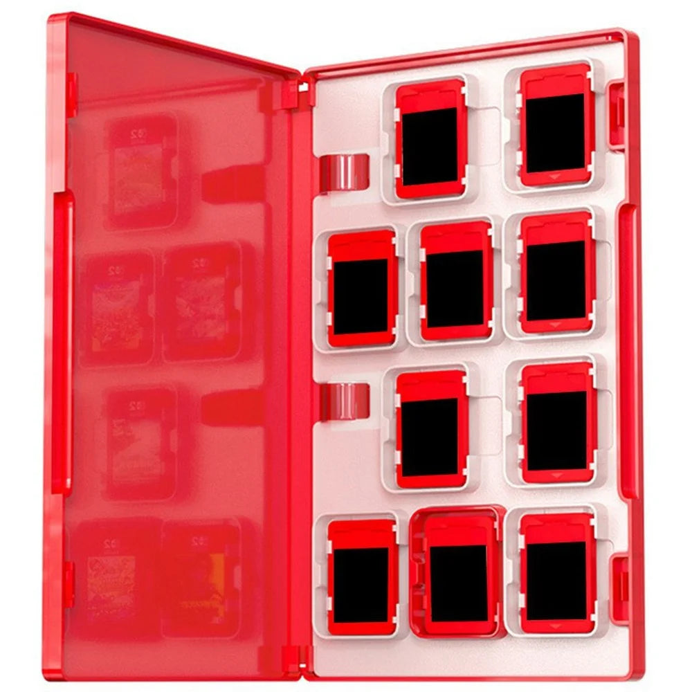 IPLAY HBS-2893 2Pcs 9-Slot Game Card Holder Board for Nintendo Switch 2  /  Switch  /  OLED Game Cartridge Box Inner Tray - White - 2