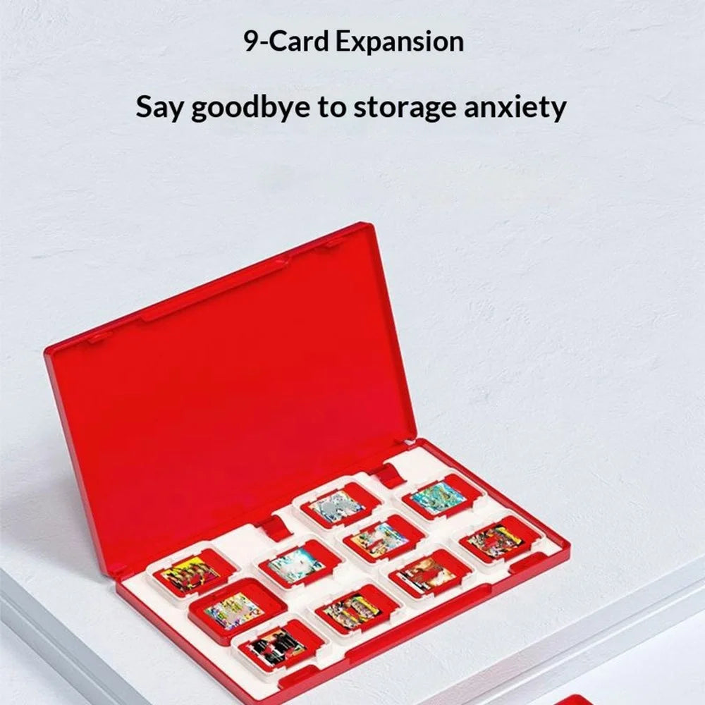 IPLAY HBS-2893 2Pcs 9-Slot Game Card Holder Board for Nintendo Switch 2  /  Switch  /  OLED Game Cartridge Box Inner Tray - White - 3