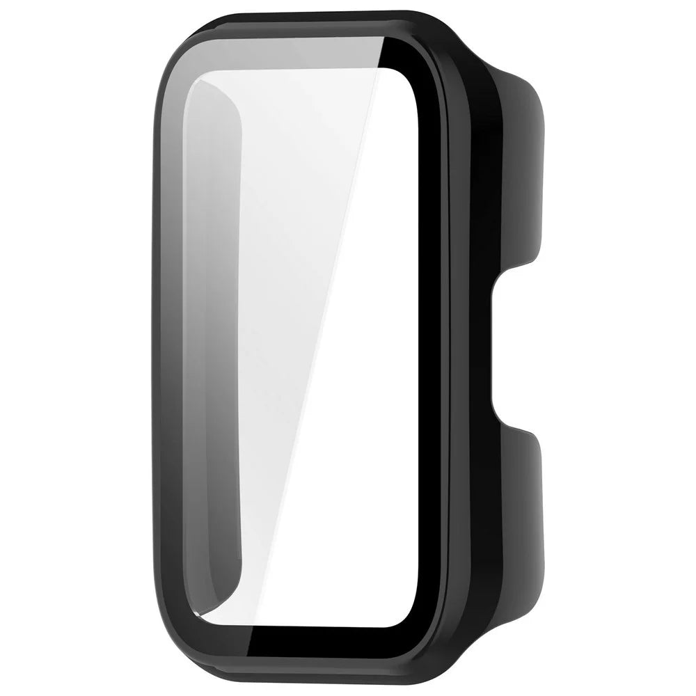 For Huawei Band 11 / 11 NFC Watch Case Hard PC Shell with Tempered Glass Screen Protector - Black - 4
