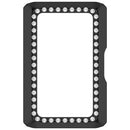 For Huawei Band 11 Pro Watch Case Rhinestone Decor Hard PC Hollow Watch Cover - Electroplating Black - 6