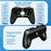 For Nintendo Switch OLED  /  Switch 2 2Pcs Gaming Controller Grips Ergonomic Comfortable Handheld Holder - Black - 4