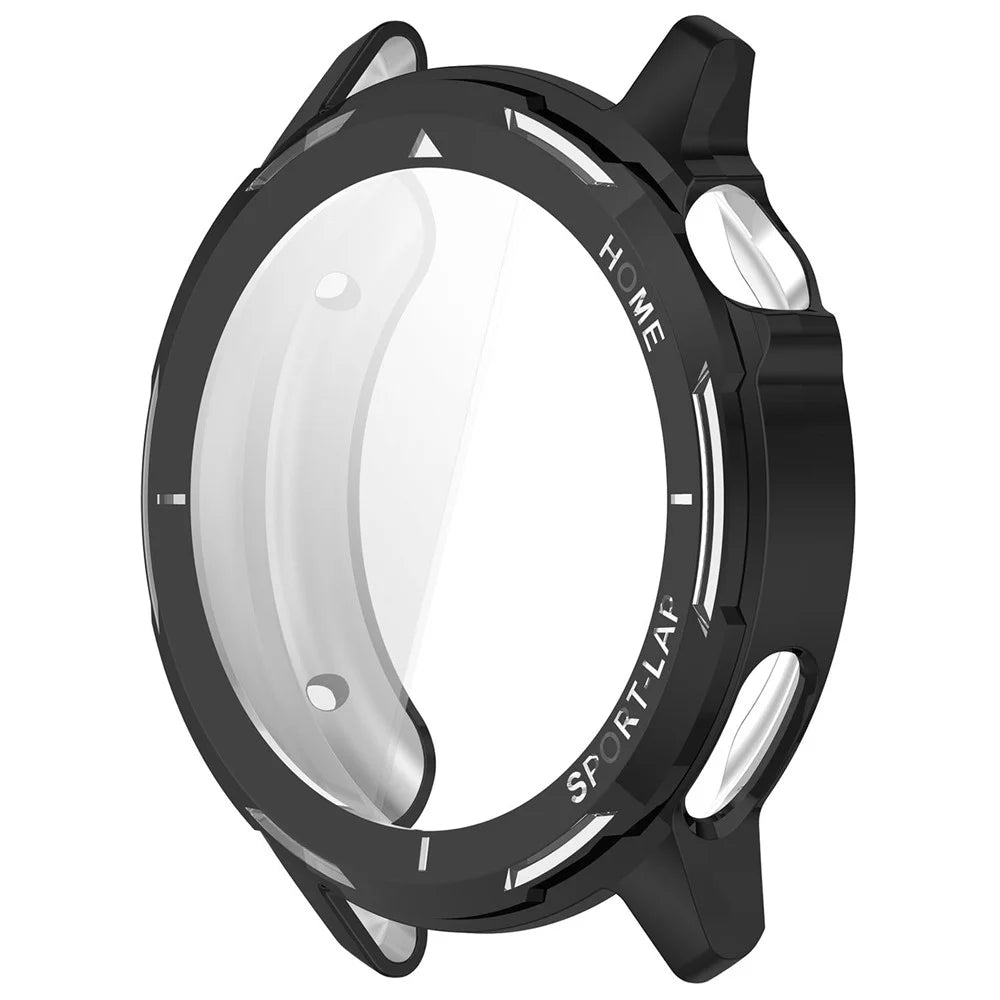 For Huawei Watch GT Runner 2 Full Coverage TPU Watch Cover Electroplated Protective Case - Black - 2