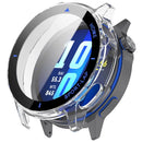 For Huawei Watch GT Runner 2 Watch Case PC Protective Cover with Tempered Glass Screen Protector - Transparent / Blue - 1
