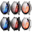 For Huawei Watch GT Runner 2 Watch Case PC Protective Cover with Tempered Glass Screen Protector - Transparent / Blue - 4