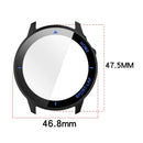 For Huawei Watch GT Runner 2 Watch Case PC Protective Cover with Tempered Glass Screen Protector - Transparent / Blue - 5