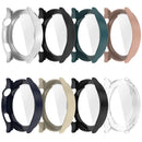 For Xiaomi Watch S5 Case Hard PC Watch Protective Cover with Tempered Glass Film - Matte Silver - 3