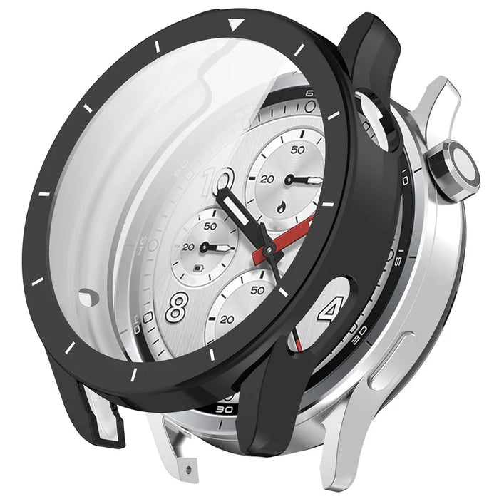 For Xiaomi Watch S5 Full Coverage TPU Watch Cover Electroplated Protective Case - Black - 1