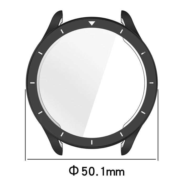 For Xiaomi Watch S5 Full Coverage TPU Watch Cover Electroplated Protective Case - Black - 5