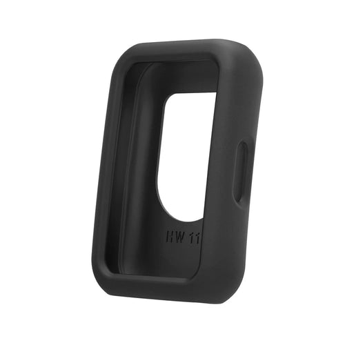 For Huawei Band 11 / 11 NFC Silicone Case Solid Color Shockproof Watch Protective Cover - Black - 1