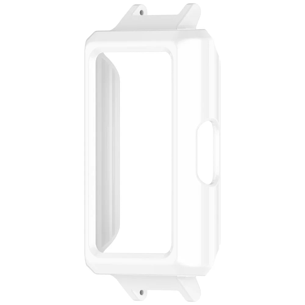 For Huawei Band 11 Pro  /  11 Pro NFC Watch Case Hard PC Protective Cover with 12mm Button Cutouts - White - 4