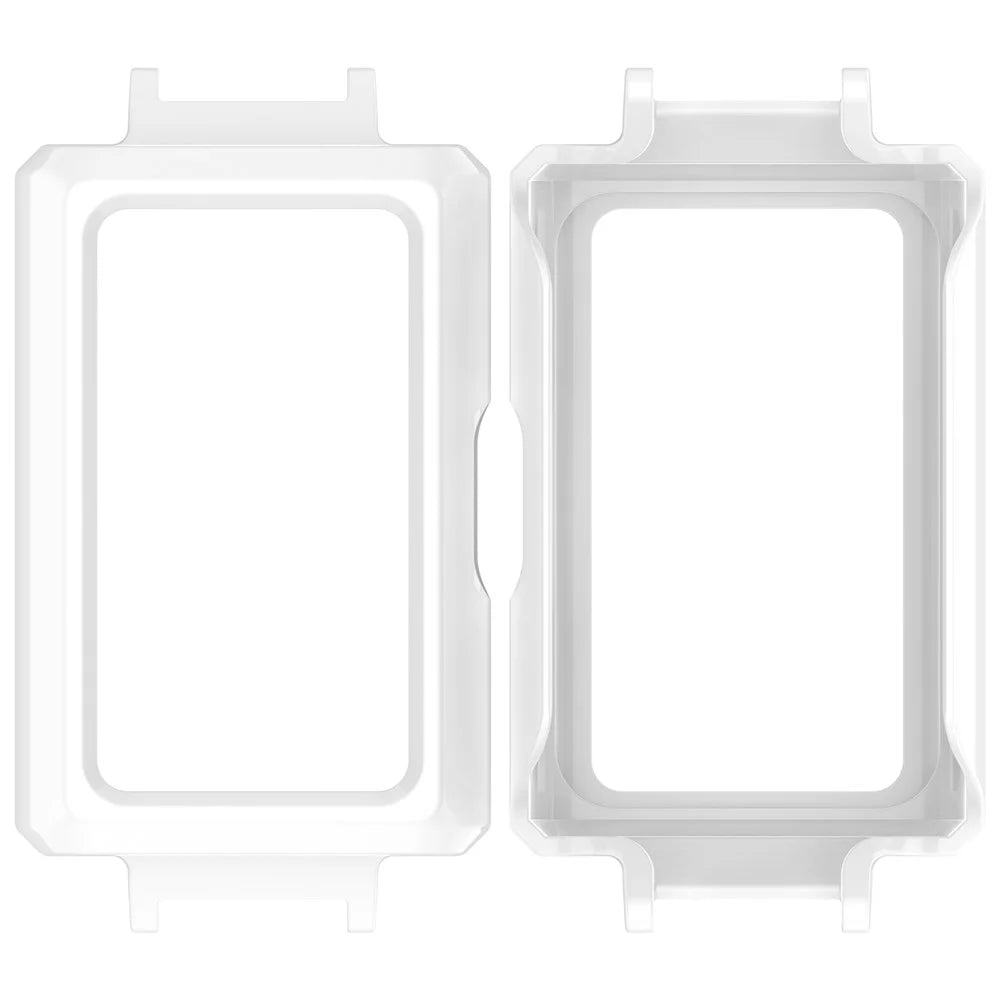 For Huawei Band 11 Pro  /  11 Pro NFC Watch Case Hard PC Protective Cover with 12mm Button Cutouts - White - 6