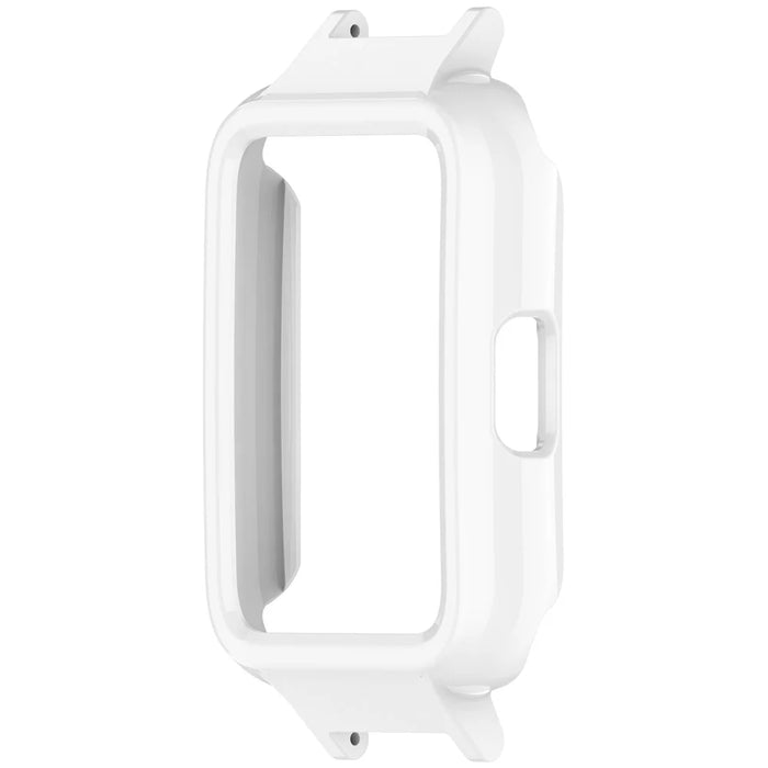 For Huawei Band 11  /  11 NFC Watch Case Hard PC Protective Cover with 12mm Button Cutouts - White - 4