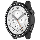 For Xiaomi Watch S5 PC Watch Protective Case Rhinestone Decor Hollow PC Watch Cover - Black - 2