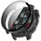 For Suunto Nautic S Hard PC Watch Case with Tempered Glass Screen Film - Black - 1