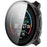 For Suunto Nautic S Hard PC Watch Case with Tempered Glass Screen Film - Black - 2