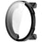For Suunto Nautic S Hard PC Watch Case with Tempered Glass Screen Film - Black - 4