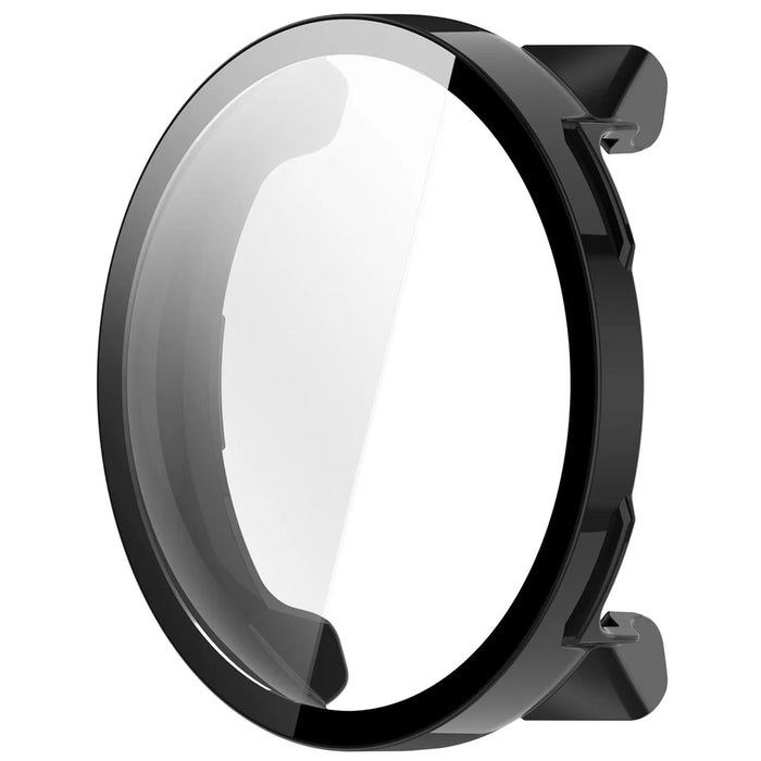 For Suunto Nautic S Hard PC Watch Case with Tempered Glass Screen Film - Black - 4