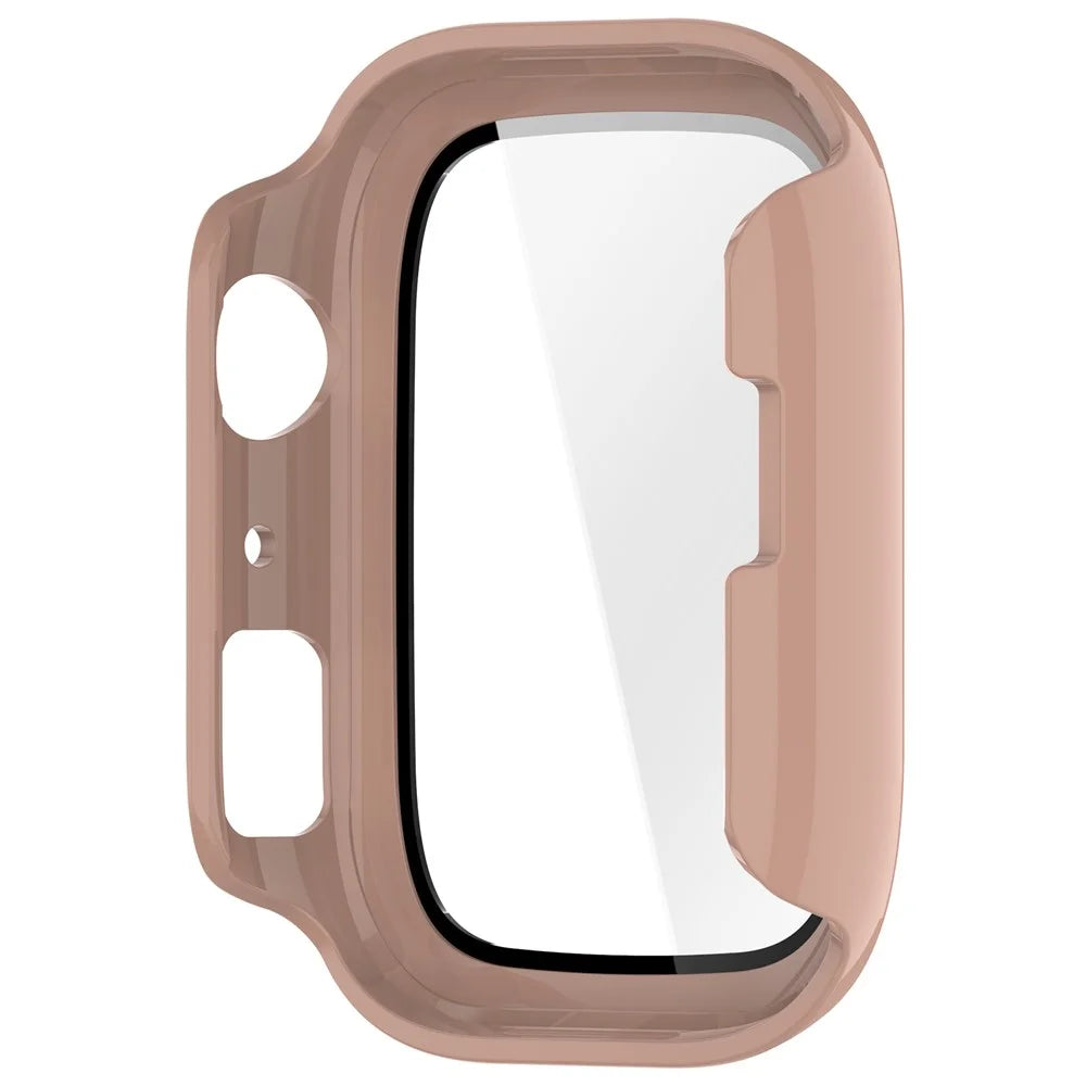 For Honor Watch X5i Hard PC Watch Case with Tempered Glass Screen Film - Cherry - 5