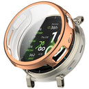 For Huami Amazfit Active 3 Premium Full Coverage TPU Watch Cover Electroplated Protective Case - Rose Gold - 1