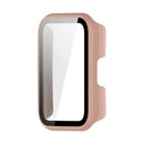 ENKAY HAT PRINCE For Huawei Band 11 NFC / Huawei Band 11 Watch Case Rubberized Hard PC Cover with Tempered Glass - Pink - 2