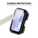 ENKAY HAT PRINCE For Huawei Band 11 NFC / Huawei Band 11 Watch Case Rubberized Hard PC Cover with Tempered Glass - Pink - 5