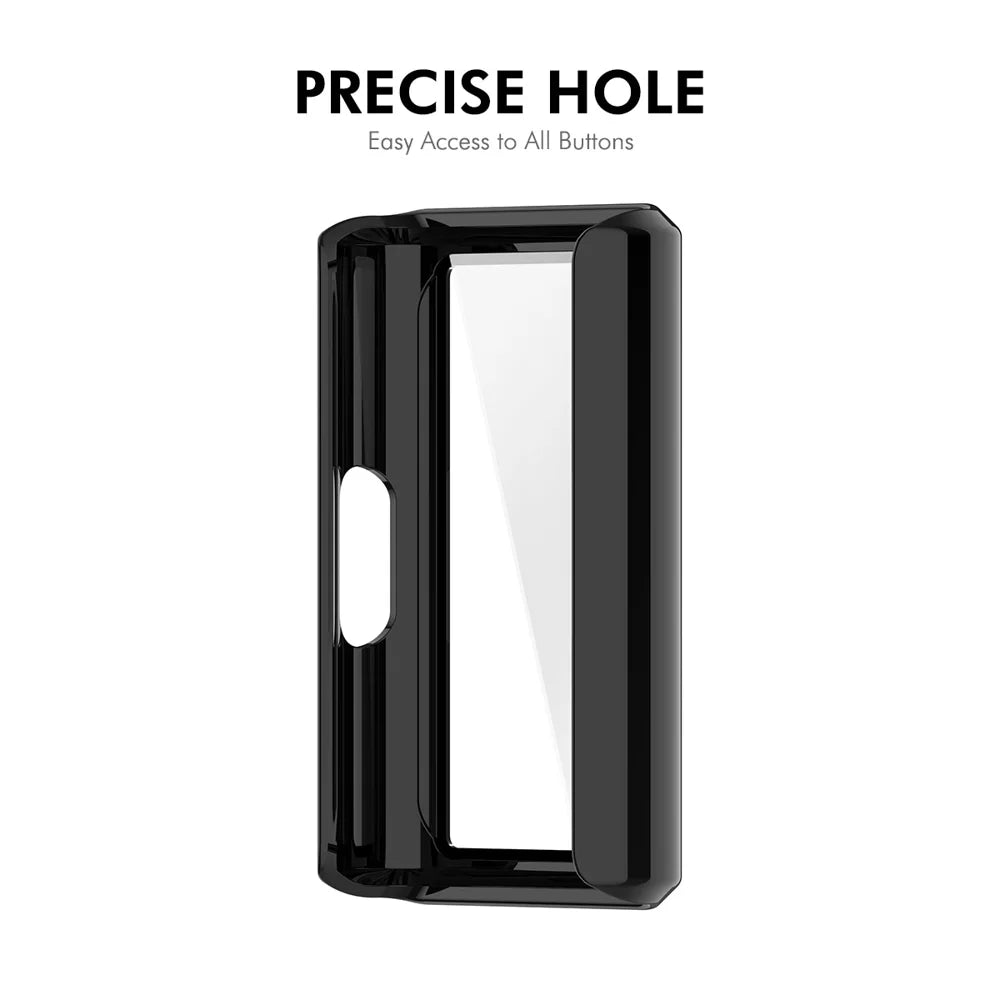 ENKAY HAT PRINCE For Huawei Band 11 Pro NFC / Huawei Band 11 Pro Watch Case Rubberized Hard PC Cover with Tempered Glass - Pink - 6