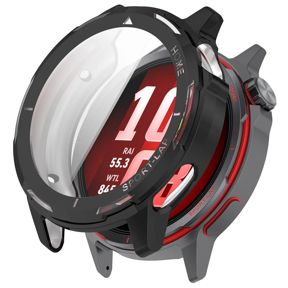 For Huawei Watch GT Runner 2 TPU Case Full Coverage Watch Protective Cover - Black - 1