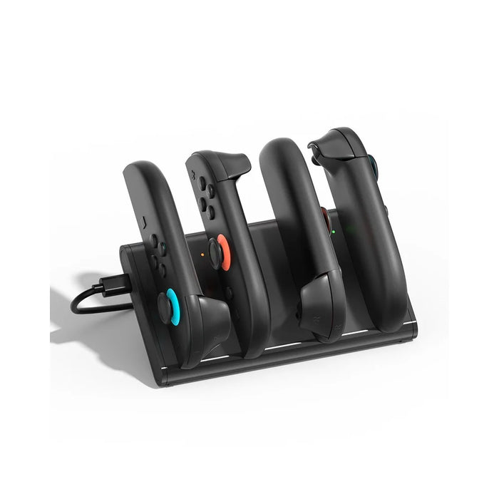 IPLAY HBS-2897 NS2 Joy-Con Charging Station for Nintendo Switch 2 4-in-1 Magnetic Charging Dock with LED Indicator - 1