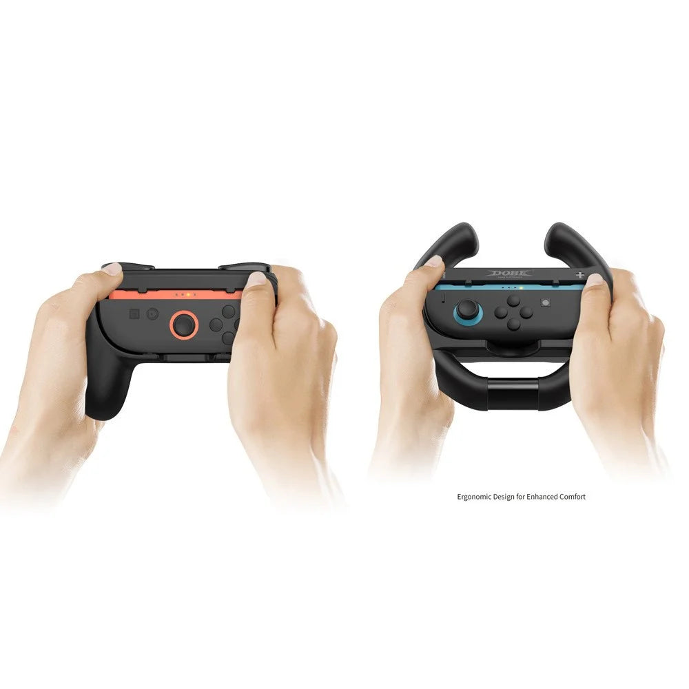 DOBE FOMIS ELECTRONICS Controller Grip and Steering Wheel Handle Kit for Nintendo Switch 2  /  Switch  /  Switch OLED - 5