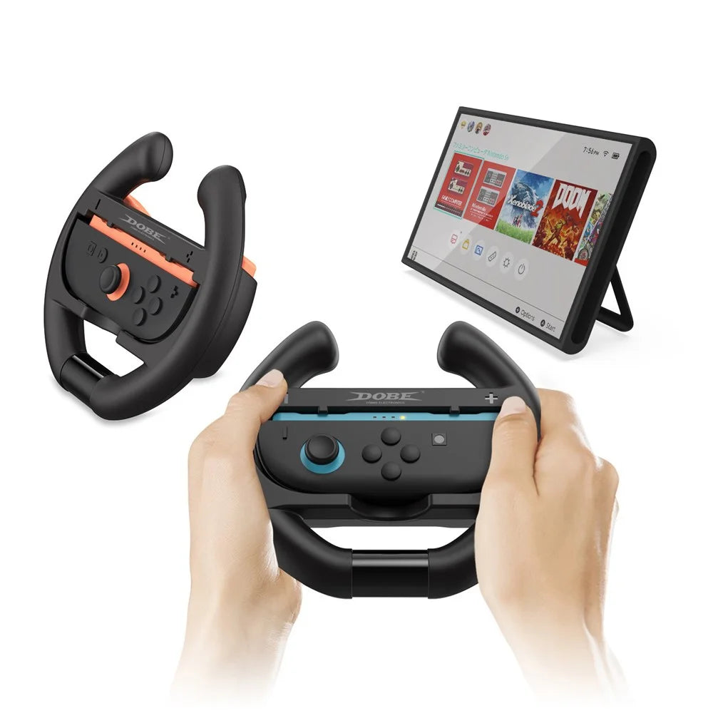 DOBE FOMIS ELECTRONICS Controller Grip and Steering Wheel Handle Kit for Nintendo Switch 2  /  Switch  /  Switch OLED - 6