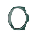 For Aigo V8 Anti Scratch Watch Case PC Protective Cover with Tempered Glass Screen Protector - Midnight Green - 2