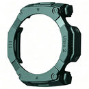 For Huami Amazfit T-Rex Ultra 2 PC Protective Cover Solid Color Armor Shell Watch Bumper Case - Midnight Green - 1