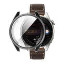 ENKAY HAT PRINCE Anti-Drop Electroplating TPU Protective Watch Case Shell for Huawei Watch 3 Pro 48mm - Black - 1