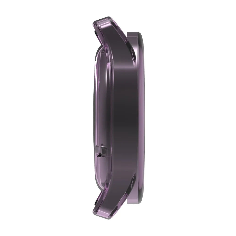 For Xiaomi Watch S5 Protective Watch Case Soft TPU Hollow Out Cover - Transparent Purple - 2