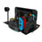 KJH-NS2-569 Multi-Functional Cooling Charging Stand for Nintendo Switch 1  /  OLED  /  2 Gaming Console Charger RGB Light Game Card Storage Stand - Black - 7