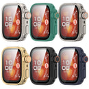 For Huawei Watch Fit 5 Hard PC Watch Case with Integrated Tempered Glass Screen Film - Green - 6