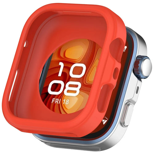 For Huawei Watch Fit 5 Pro / Fit 4 Pro Silicone Case Hollow Watch Protective Cover - Orange - 1