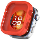 For Huawei Watch Fit 5 Pro / Fit 4 Pro Silicone Case Hollow Watch Protective Cover - Orange - 1