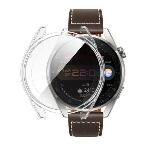 ENKAY HAT PRINCE Anti Scratch Transparent TPU Smart Watch Case Cover for Huawei Watch 3 Pro 48mm - Transparent - 1
