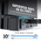 JYS SDM007 4-in-1 USB Hub 3x USB-A 3.0 + 1x USB-C 5Gbps Mini Dock for Steam Machine  /  PS5  /  PC - Black - 3
