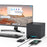 JYS SDM007 4-in-1 USB Hub 3x USB-A 3.0 + 1x USB-C 5Gbps Mini Dock for Steam Machine  /  PS5  /  PC - Black - 7