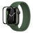 COTECI 24001 PET Screen Protector for Apple Watch Series 9 / 8 / 7 41mm Soft Edge Full Coverage Film - Black - 1