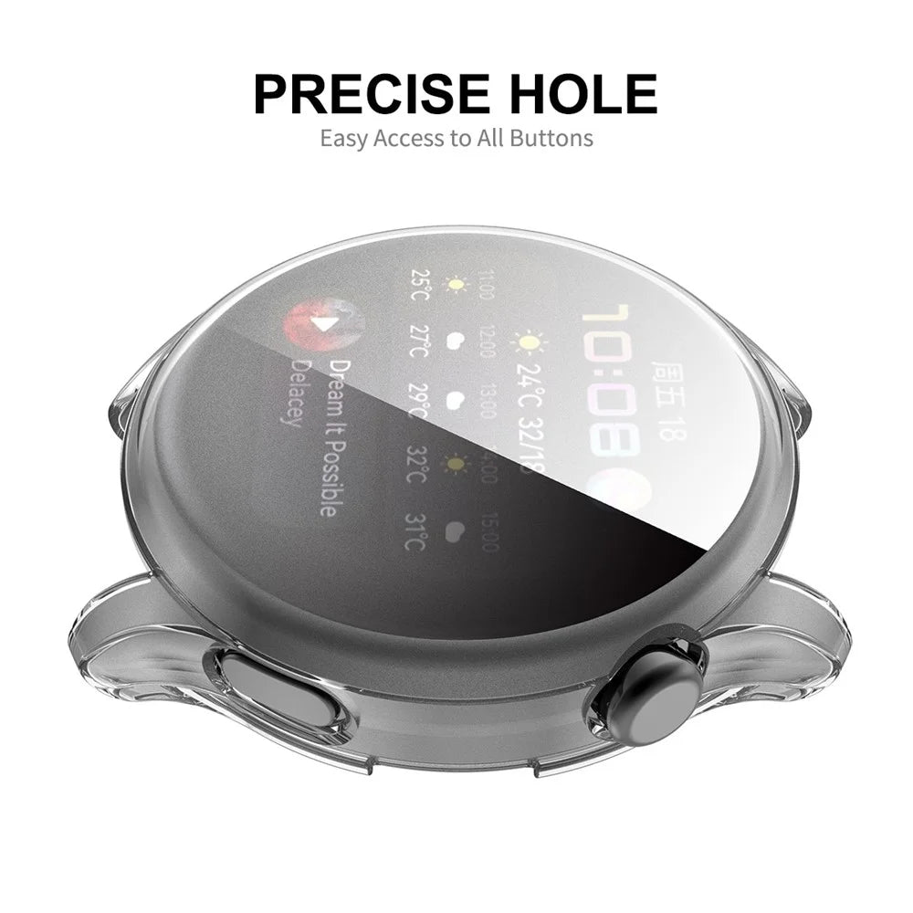 ENKAY HAT PRINCE Transparent TPU Smart Watch Case Shell for Huawei Watch 3 46mm - Transparent - 4