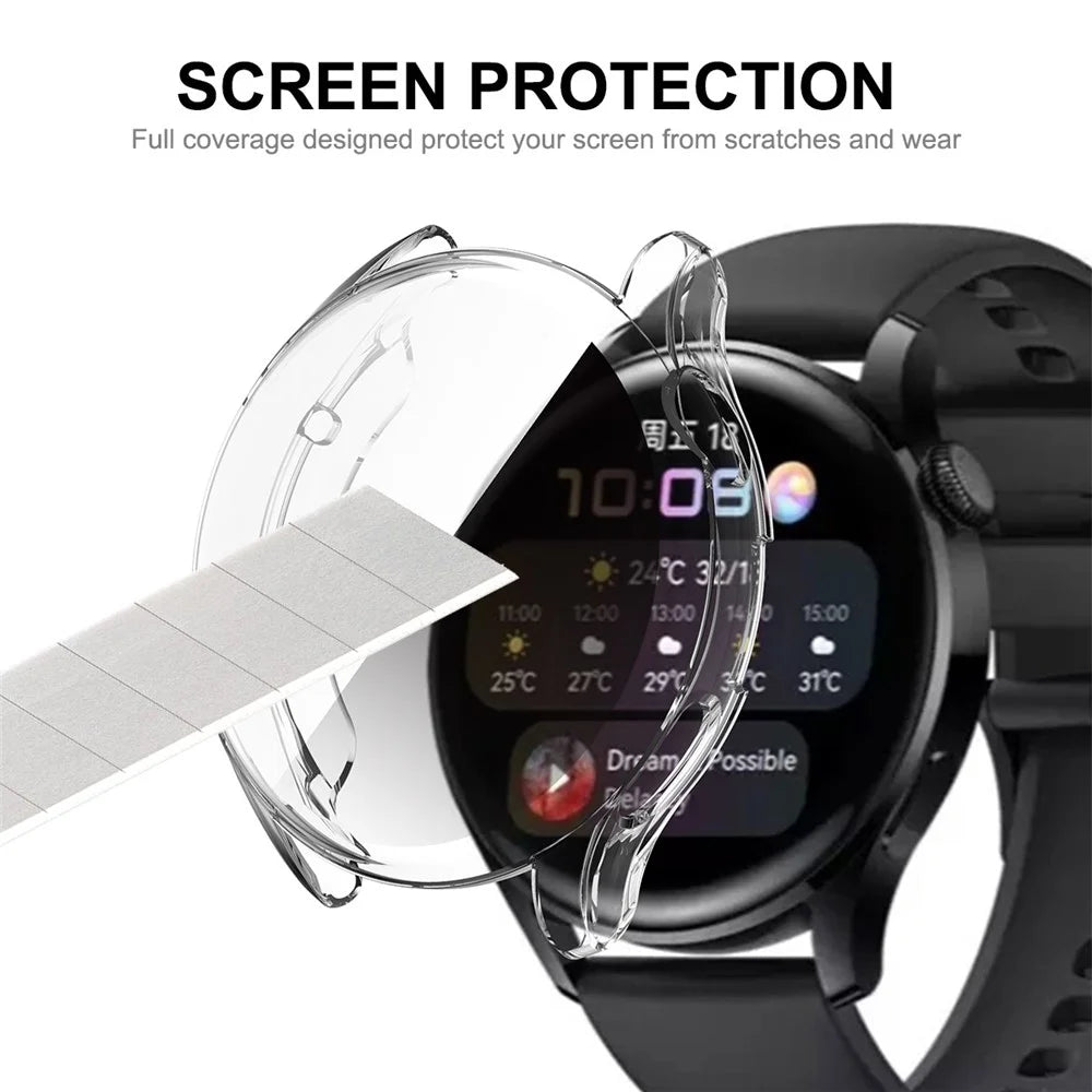 ENKAY HAT PRINCE Transparent TPU Smart Watch Case Shell for Huawei Watch 3 46mm - Transparent - 6