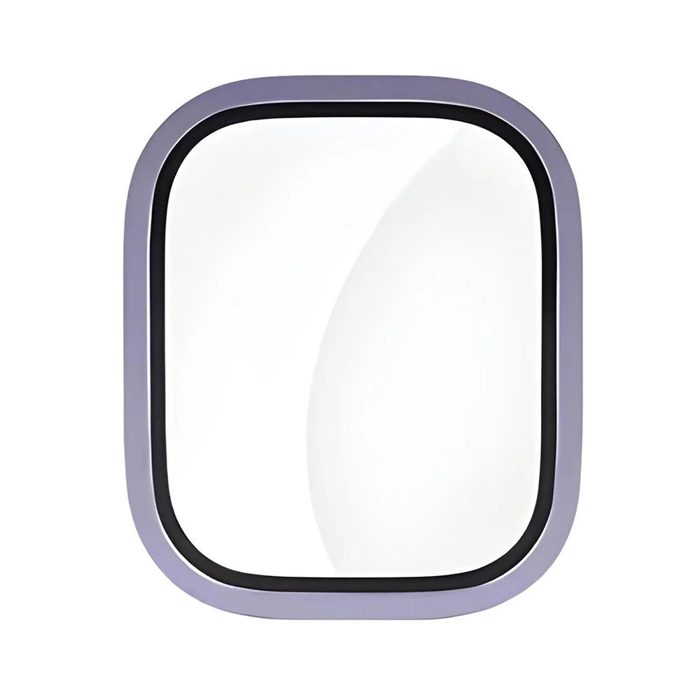 COTECI 24011 Screen Protector for Apple Watch Ultra 3 49mm / Ultra 2 49mm / Ultra 49mm Titanium Alloy Frame with Sapphire Film Full Coverage - Purple - 1