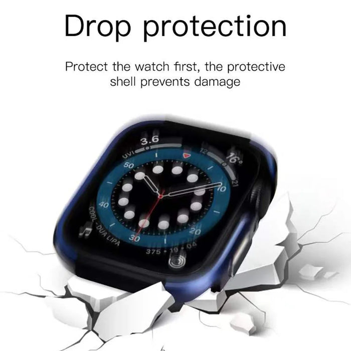 COTECI CS7076 Watch Case for Apple Watch Series 6 5 4 40mm Aluminum Alloy + TPU Protective Cover - Silver - 4